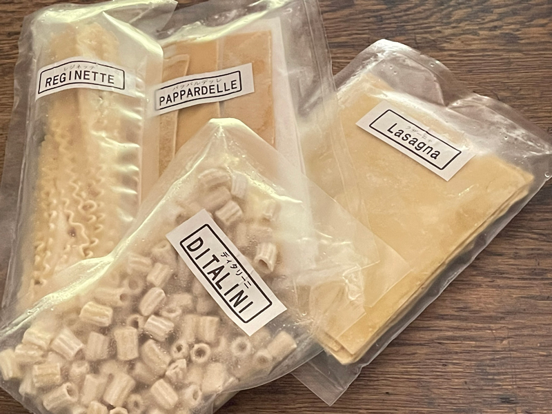 「Tokyo Pasta Works」淡島シェフによる生パスタ
